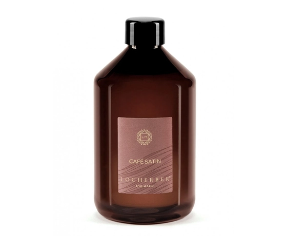 LOCHERBER MILANO Cafe Satin namų kvapo difuzorius su mediniu dangteliu ir kavos aromatu, 500ml talpos