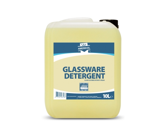 Stiklinių indų ploviklis indaplovėms AMERICOL GLASSWARE DETERGENT 10 l koncentratas