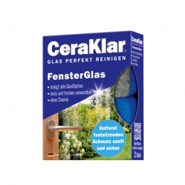 Kempinėlės langams su šveistuku - CeraKlar Window Glass, 2 vnt