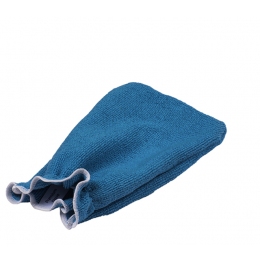 Mikropluošto šluostė-pirštinė DUOTEX Premium mėlyna