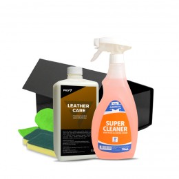 Odos valymo ir priežiūros rinkinys - Leather Care, Super Cleaner