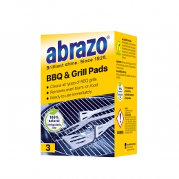 Plieno vilnos šveistukai - Abrazo BBQ & Grill Pads, 3 vnt.