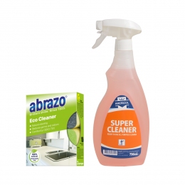 Virtuvės paviršių valymo rinkinys, Super Cleaner + Abrazo Eco Cleaner